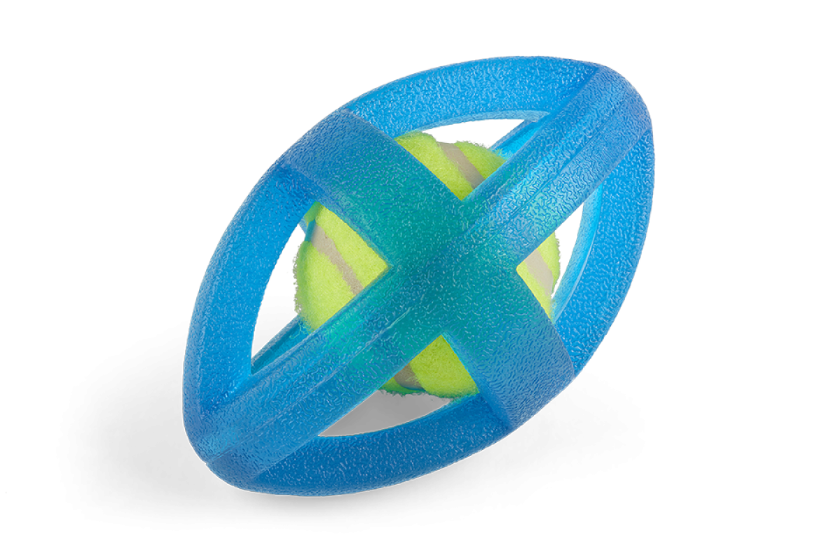 Imagem do produto: Brinquedo Oval de Borracha para Cachorro 2514 - Azul