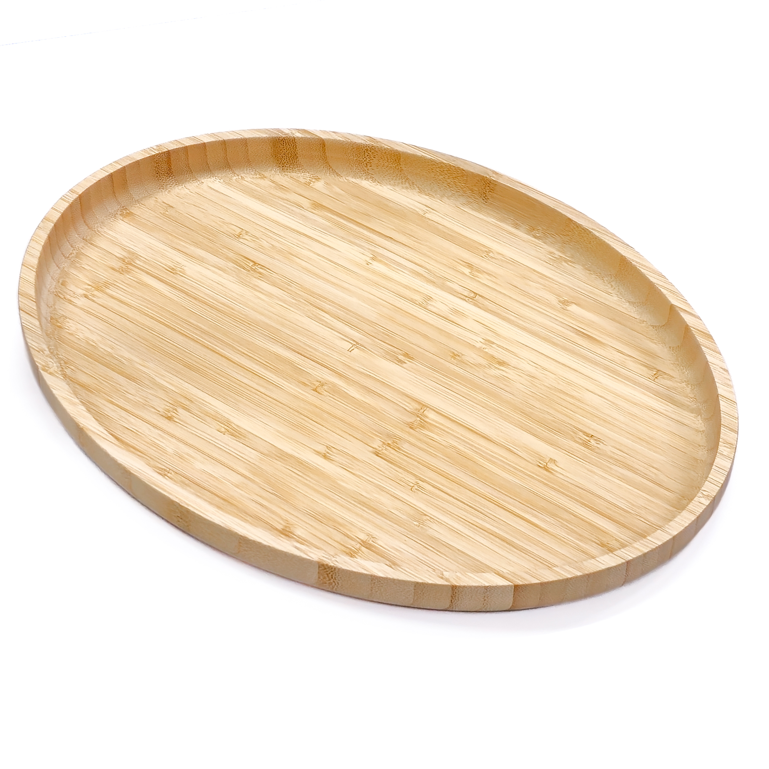Imagem do produto: Bandeja Oval de Bambu 40cm Marrom