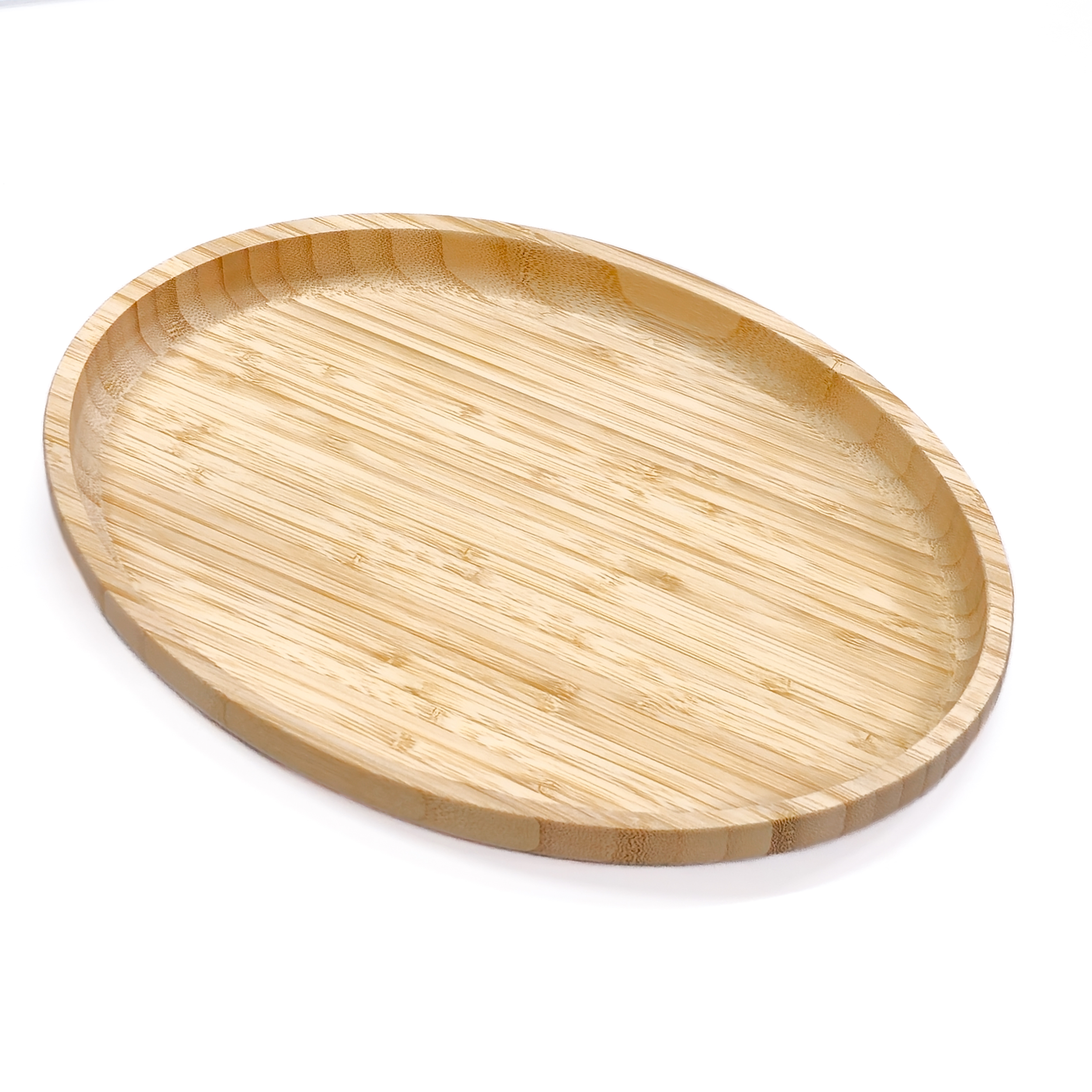 Imagem do produto: Bandeja Oval de Bambu 33cm Marrom
