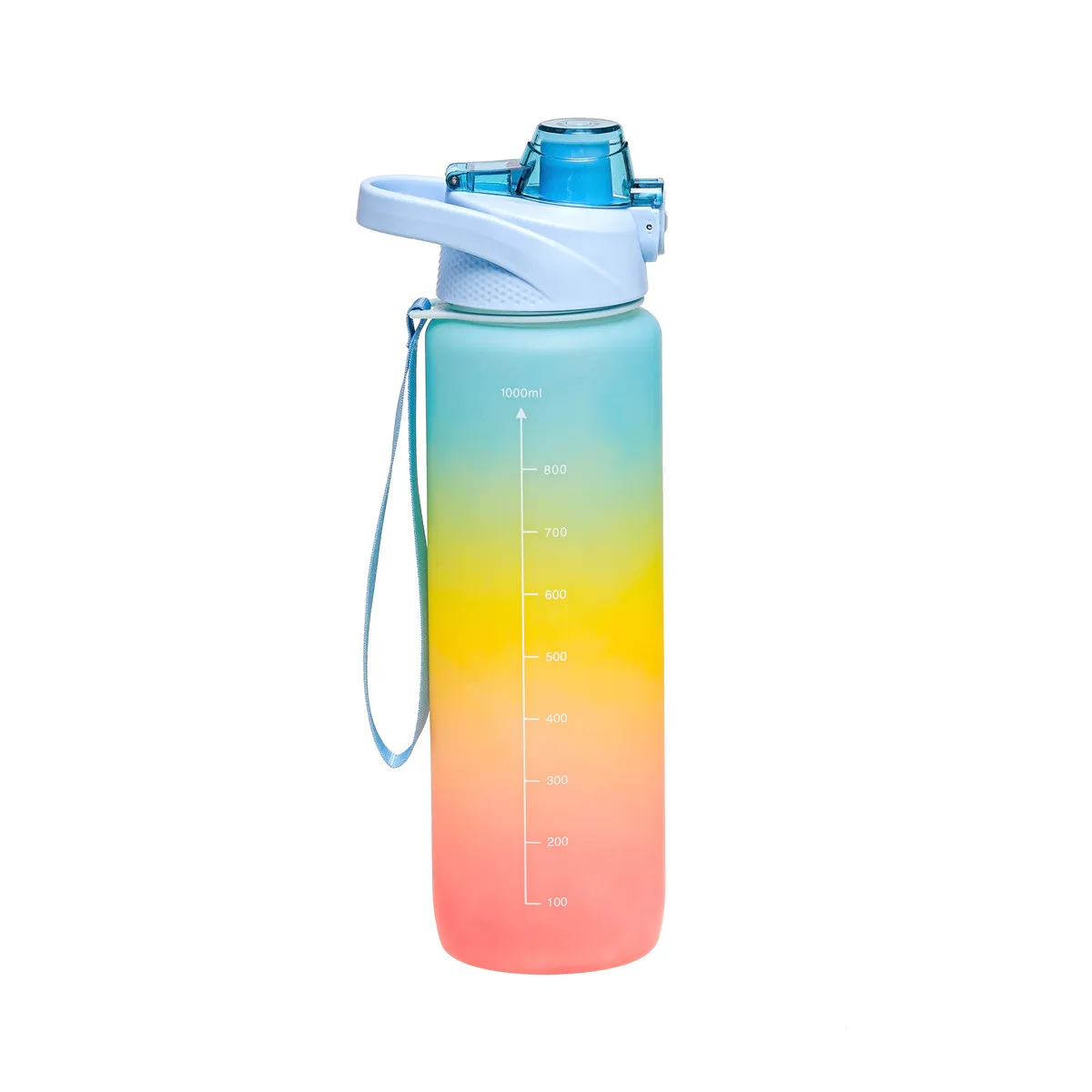 Imagem do produto: Garrafa de água Degradê 1L Azul claro com rosa