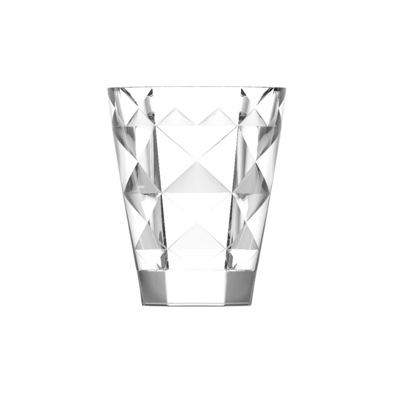 Imagem do produto: Jogo de Copos de vidro modelo Italiano 330 ml – Conjunto com 6 Unidades Transparente